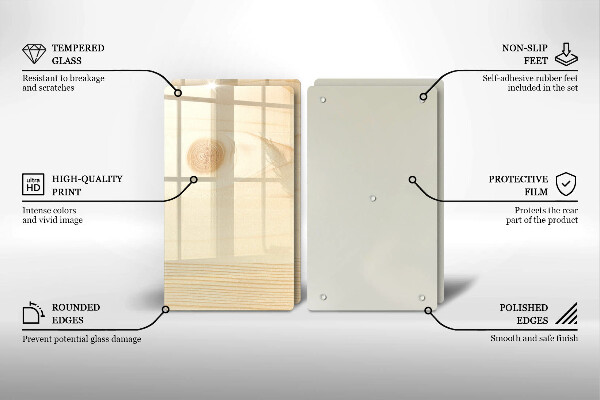 Kitchen worktop saver Wooden plank