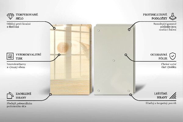 Kitchen worktop saver Wooden plank