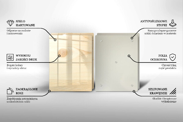 Kitchen worktop saver Wooden plank