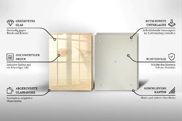 Kitchen worktop saver Wooden plank