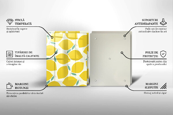 Kitchen worktop saver Illustratuion lemons