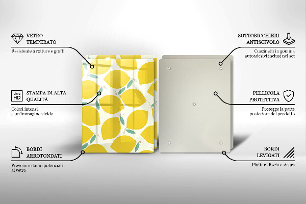 Kitchen worktop saver Illustratuion lemons