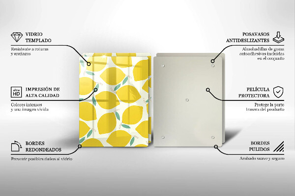 Kitchen worktop saver Illustratuion lemons