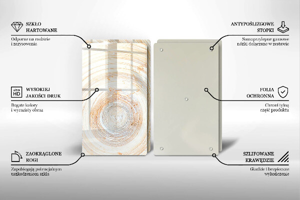 Worktop saver Wood texture