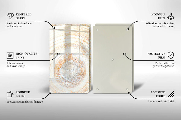 Worktop saver Wood texture