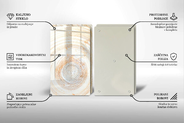 Worktop saver Wood texture