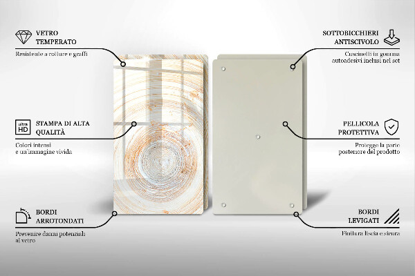 Worktop saver Wood texture
