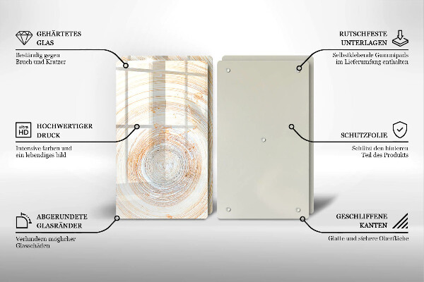 Worktop saver Wood texture
