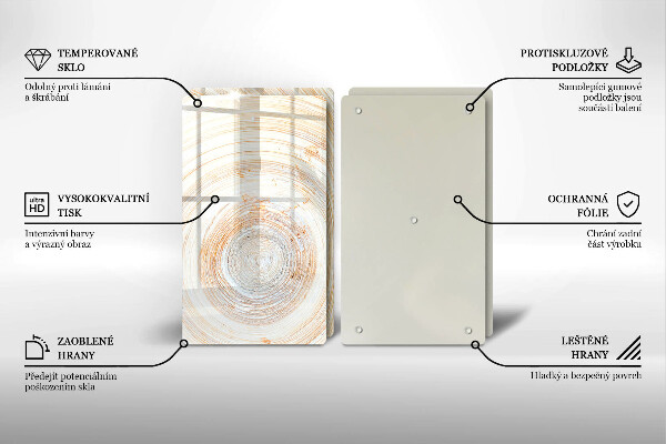 Worktop saver Wood texture