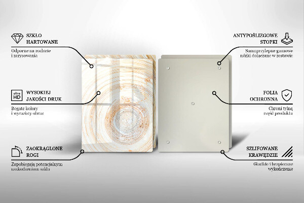 Worktop saver Wood texture