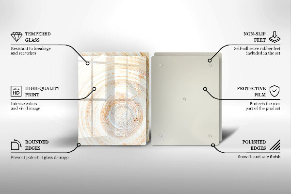 Worktop saver Wood texture