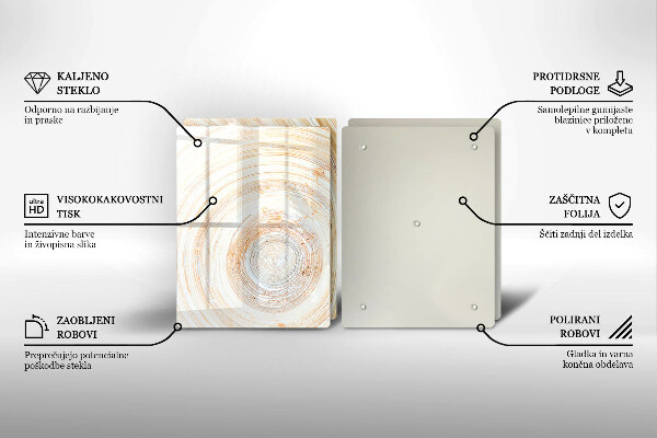 Worktop saver Wood texture