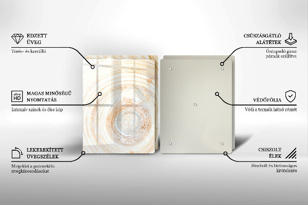 Worktop saver Wood texture