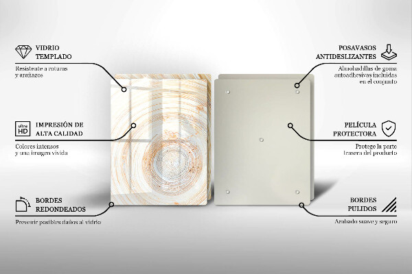 Worktop saver Wood texture