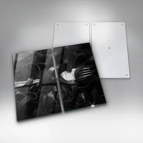 Worktop saver Black tagliatelle pasta