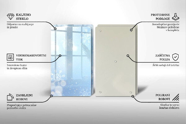 Worktop saver Winter texture