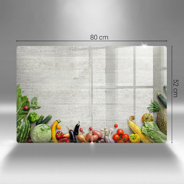 Work surface savers Vegetables on the boards
