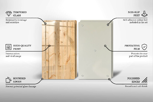 Work surface savers Delicate wooden boards