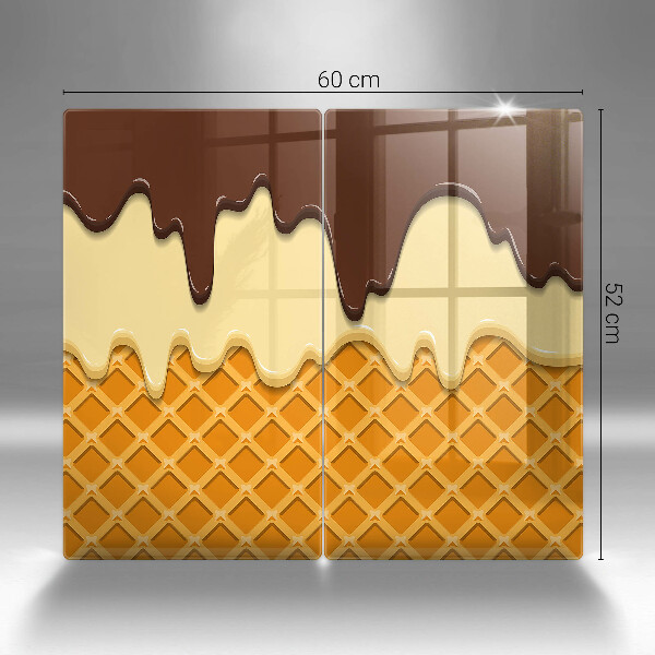 Work surface savers Illustration of ice cream