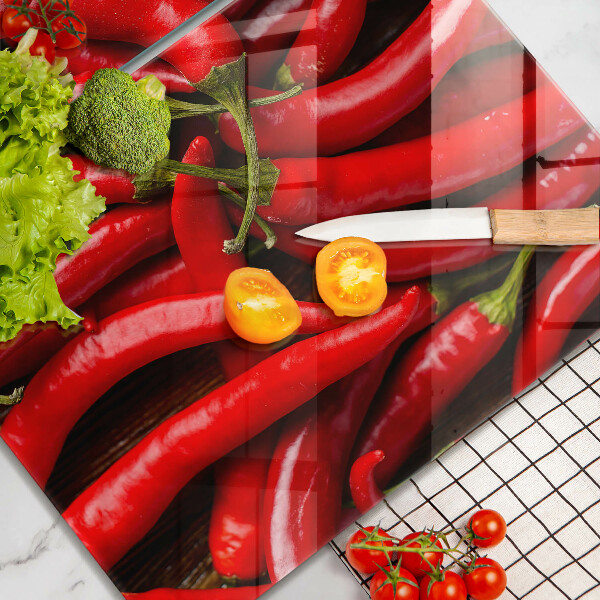 Work surface savers Hot chili peppers