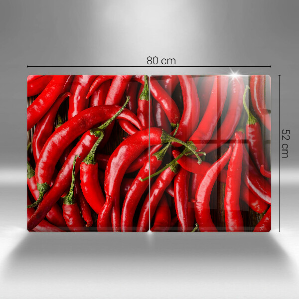 Work surface savers Hot chili peppers