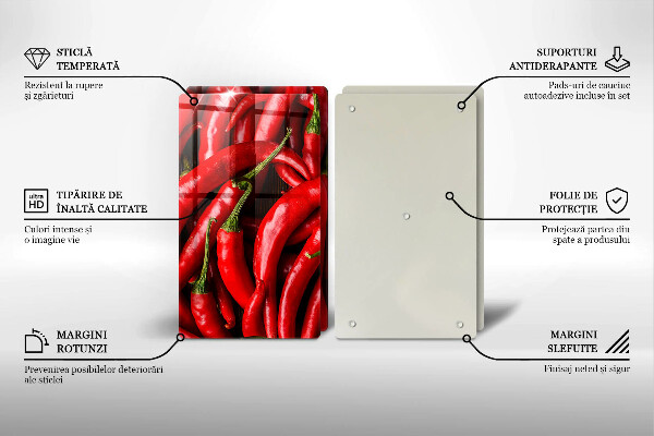 Work surface savers Hot chili peppers