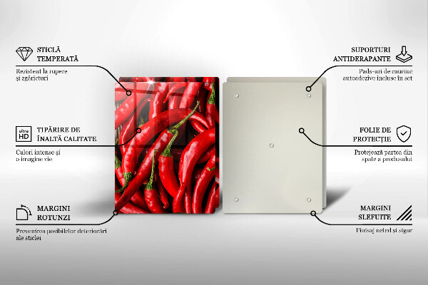 Work surface savers Hot chili peppers