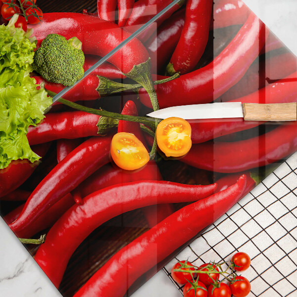 Work surface savers Hot chili peppers