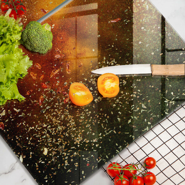 Kitchen worktop saver Colorful spices