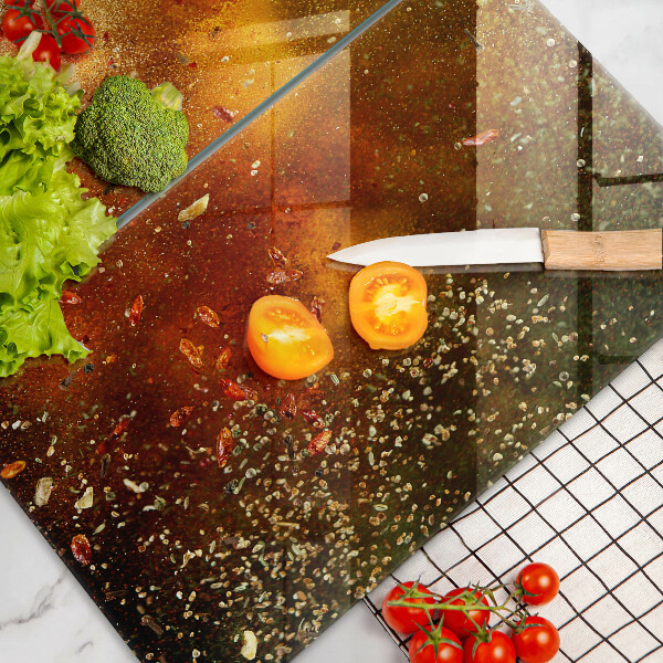 Kitchen worktop saver Colorful spices