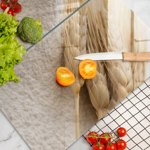 Induction hob cover Flour and cereals