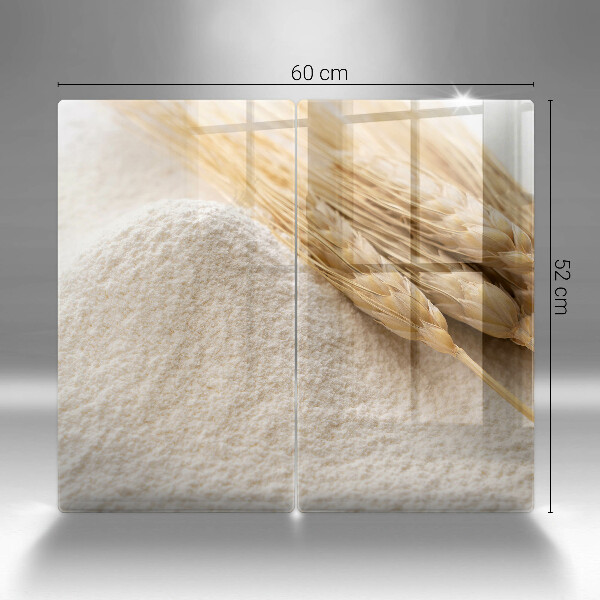 Induction hob cover Flour and cereals