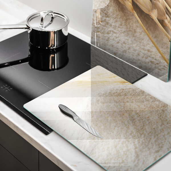 Induction hob cover Flour and cereals