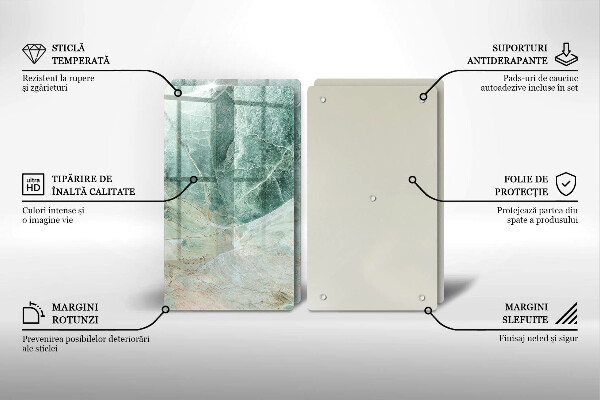 Induction hob cover Stone structure