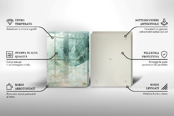 Induction hob cover Stone structure