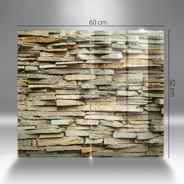 Induction hob cover Decorative stones