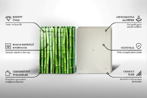 Induction hob cover Nature bamboo