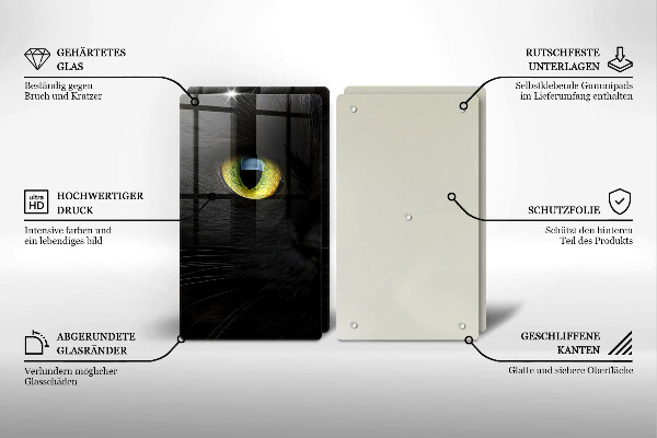 Kitchen worktop protector Animal cat eyes