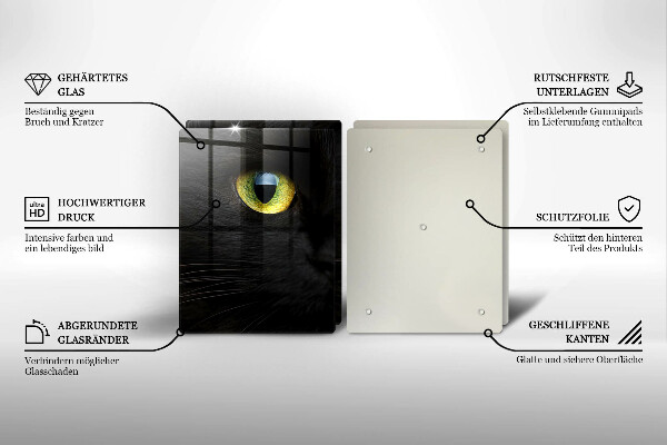 Kitchen worktop protector Animal cat eyes