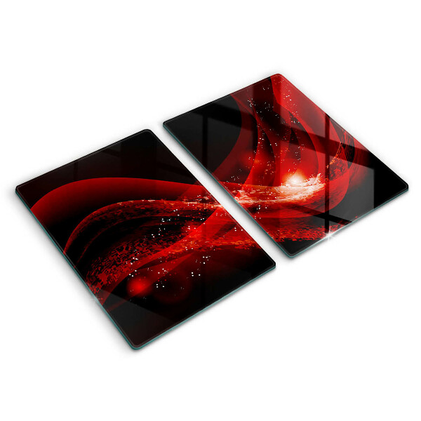 Induction hob cover Modern abstraction