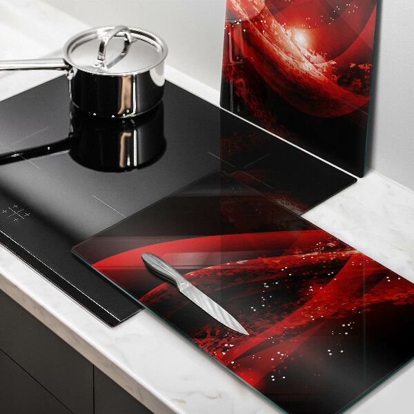 Induction hob cover Modern abstraction