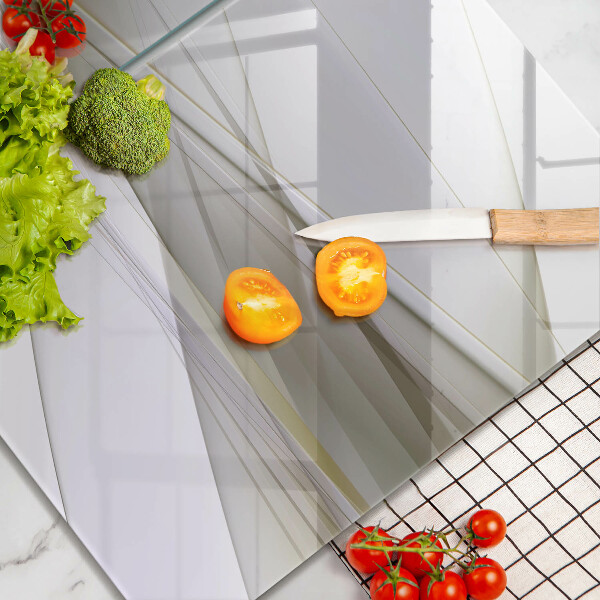 Induction hob cover Abstraction Design lines