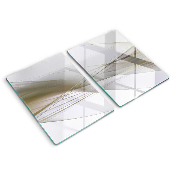 Induction hob cover Abstraction Design lines