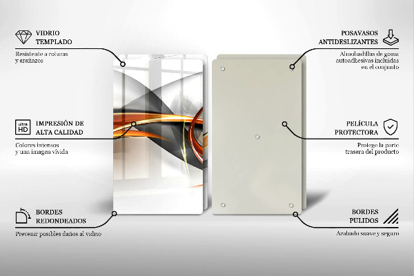 Induction hob cover Modern shapes