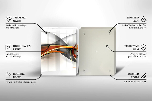 Induction hob cover Modern shapes