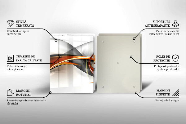 Induction hob cover Modern shapes