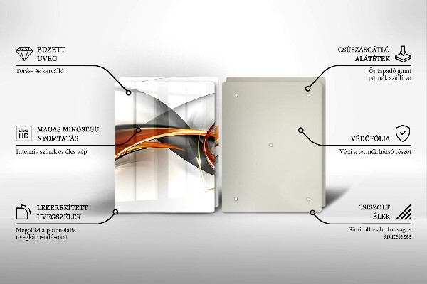 Induction hob cover Modern shapes