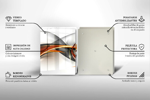 Induction hob cover Modern shapes