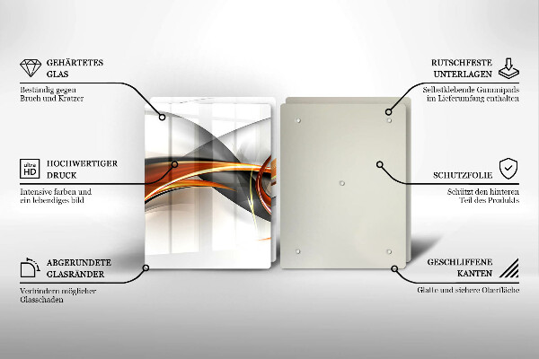 Induction hob cover Modern shapes