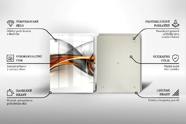 Induction hob cover Modern shapes